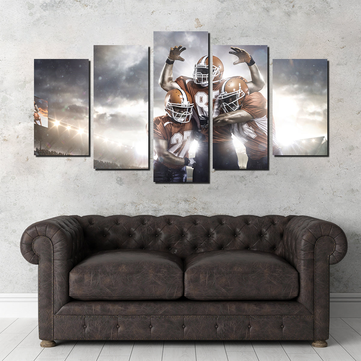 Players in Action Wall Art