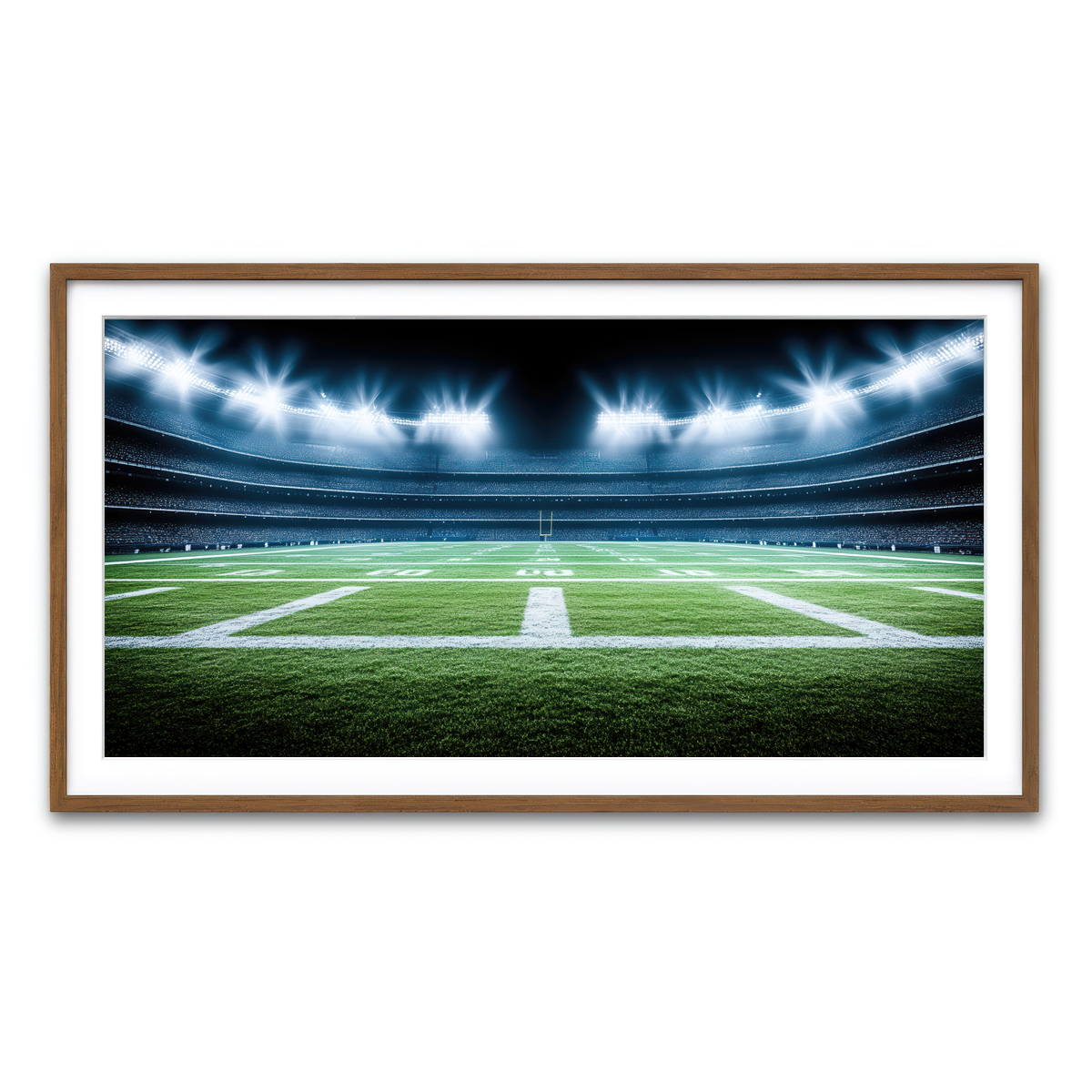 Framed Print 2x1 Walnut