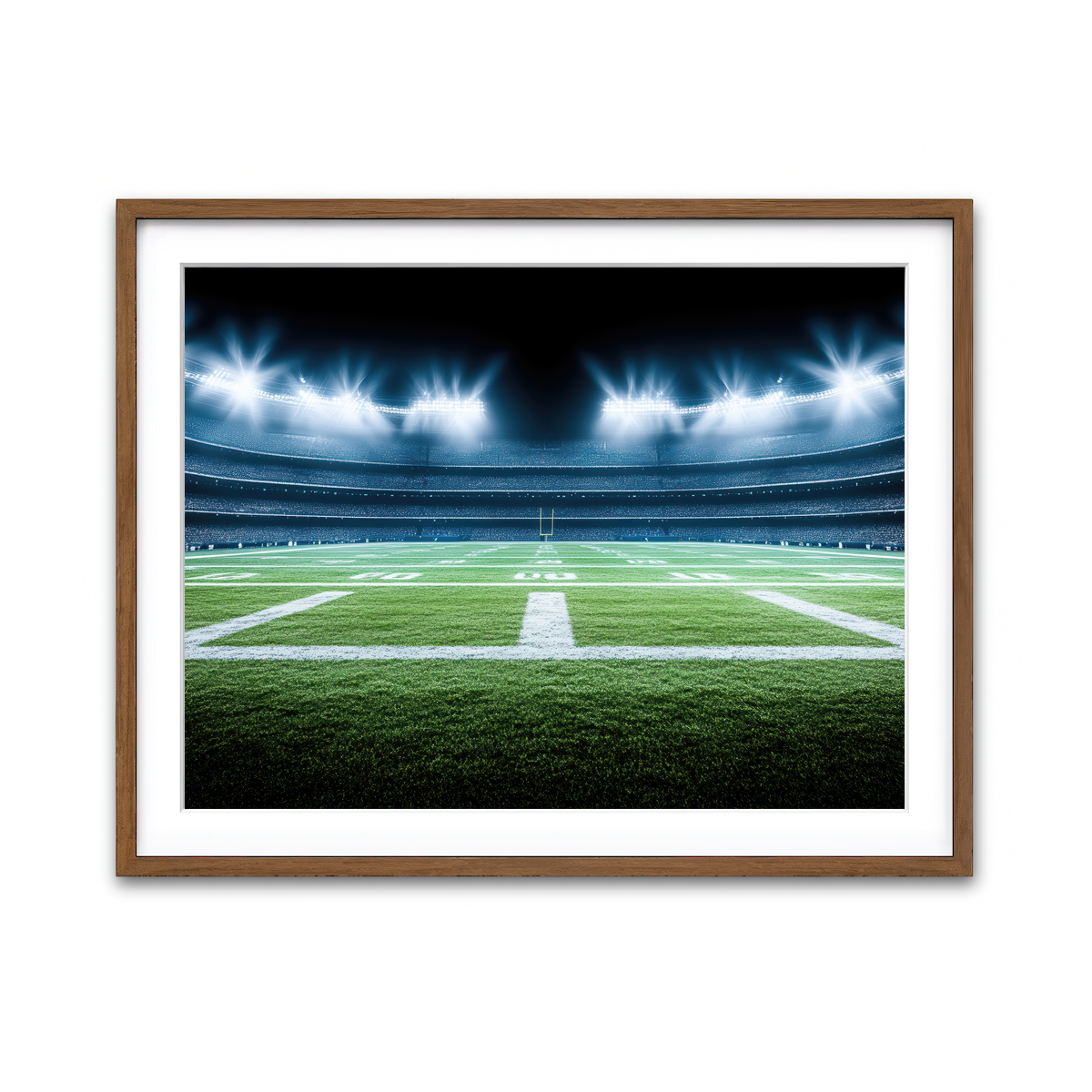 Framed Print 4x3 Walnut