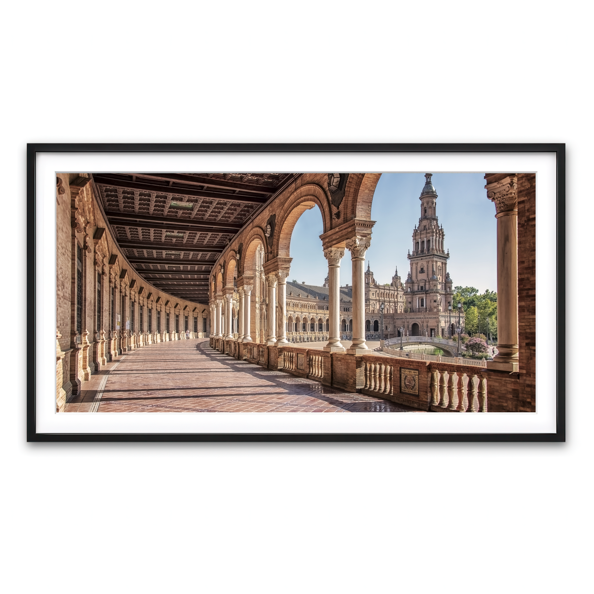 Framed Print 2x1 Black