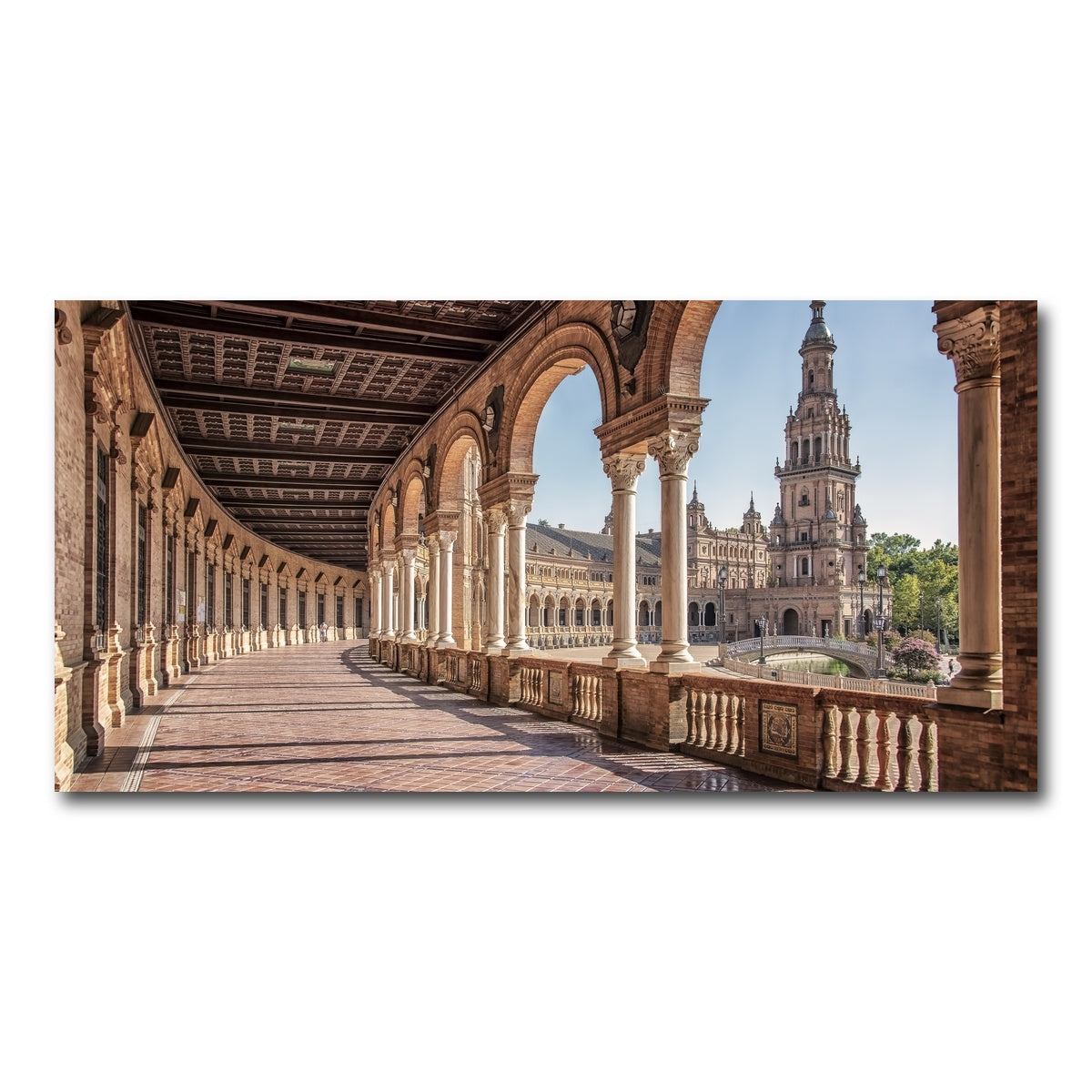 AUTO-MOCKUP WHITE | Plaza De Espana | 1 Piece | Gallery Wrap Canvas | group=2x1