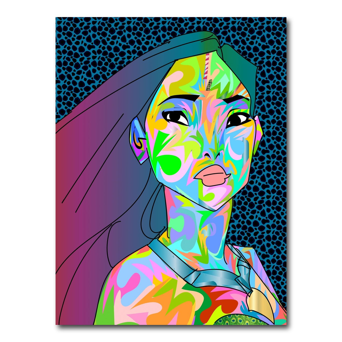 AUTO-MOCKUP WHITE | Pocahontas | 1 Piece | Gallery Wrap Canvas | group=3x4