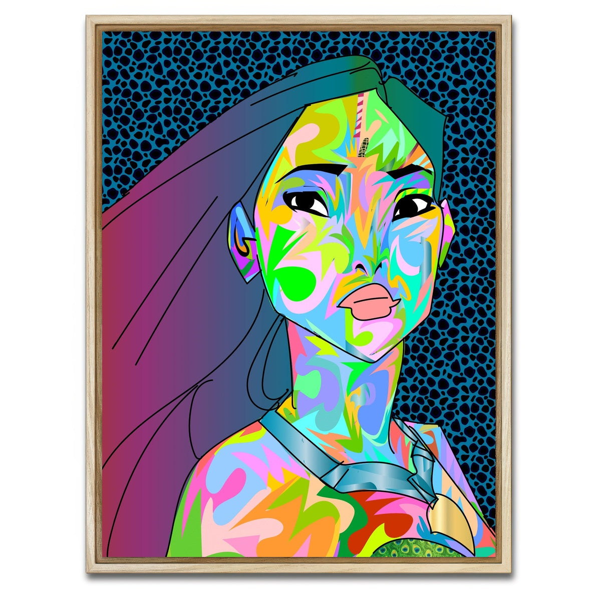 AUTO-MOCKUP WHITE | Pocahontas | 1 Piece | Natural Framed Canvas | group=3x4