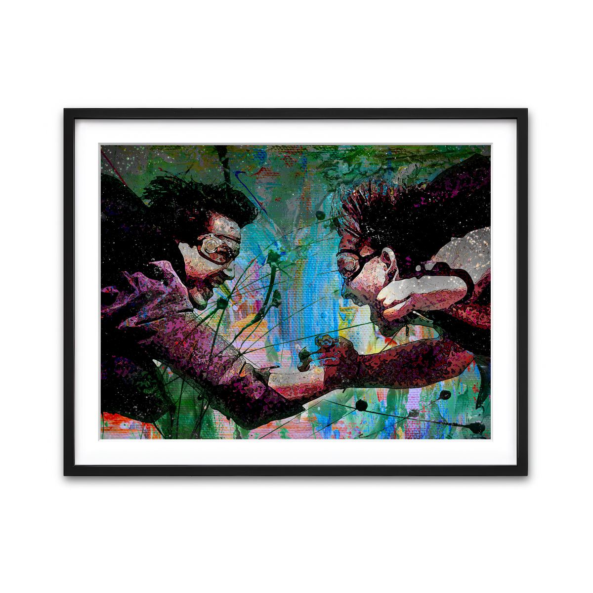 Framed Print 4x3 Black