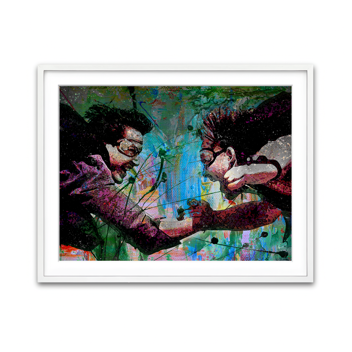 Framed Print 4x3 White