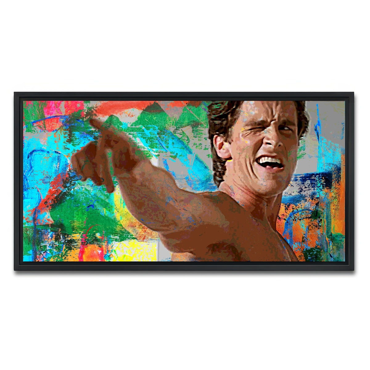 AUTO-MOCKUP WHITE | Point & Wink | 1 Piece | Black Framed Canvas | group=2x1