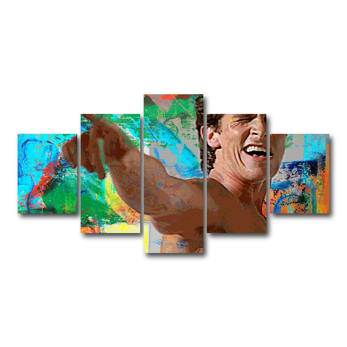 AUTO-MOCKUP WHITE | Point & Wink | 5 Piece | Gallery Wrap Canvas | group=5_short