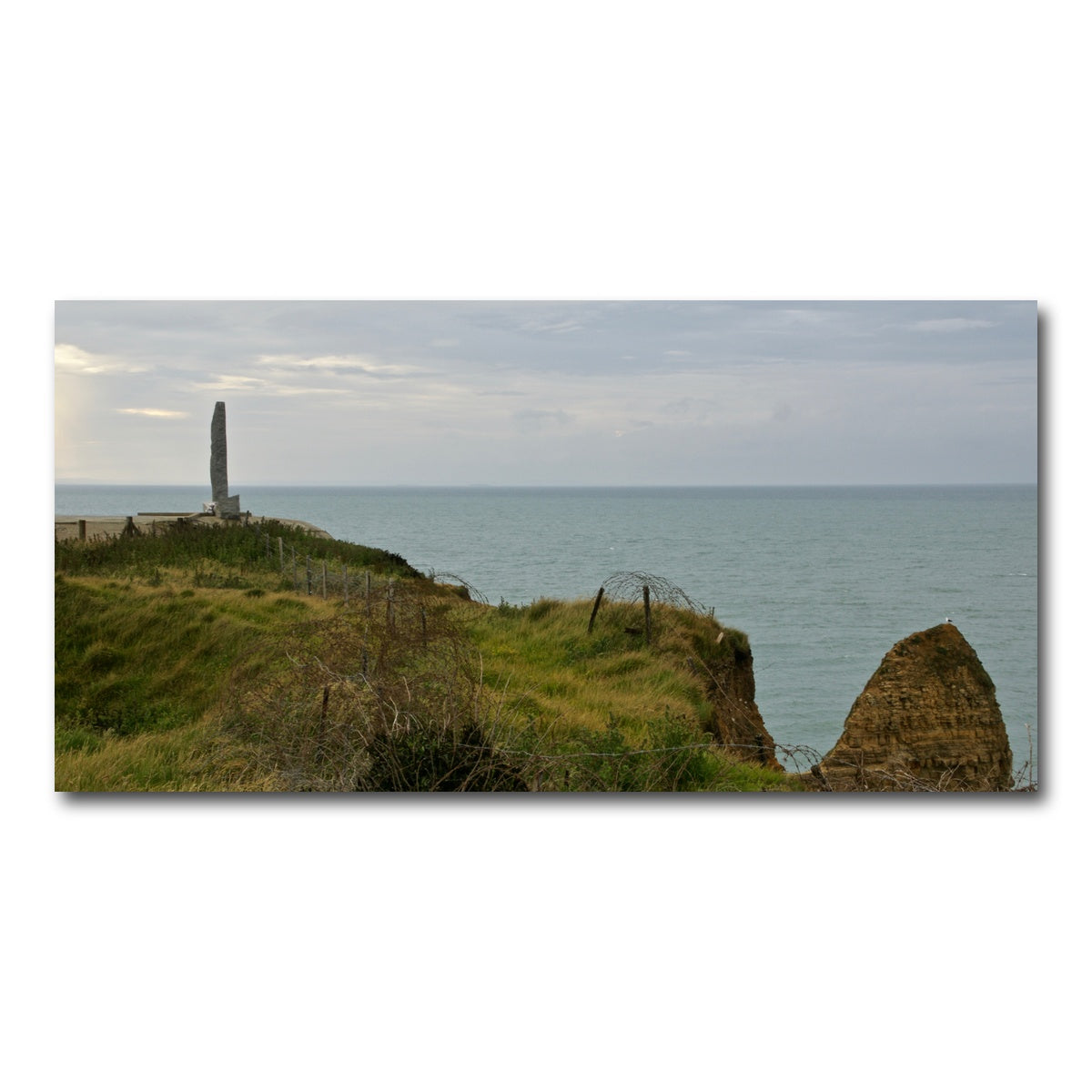 AUTO-MOCKUP WHITE | Pointe du Hoc - D Day | 1 Piece | Gallery Wrap Canvas | group=2x1