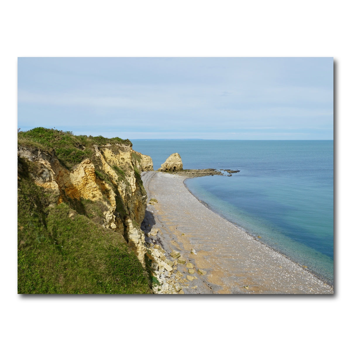 AUTO-MOCKUP WHITE | Pointe du Hoc Bluffs | 1 Piece | Gallery Wrap Canvas | group=4x3
