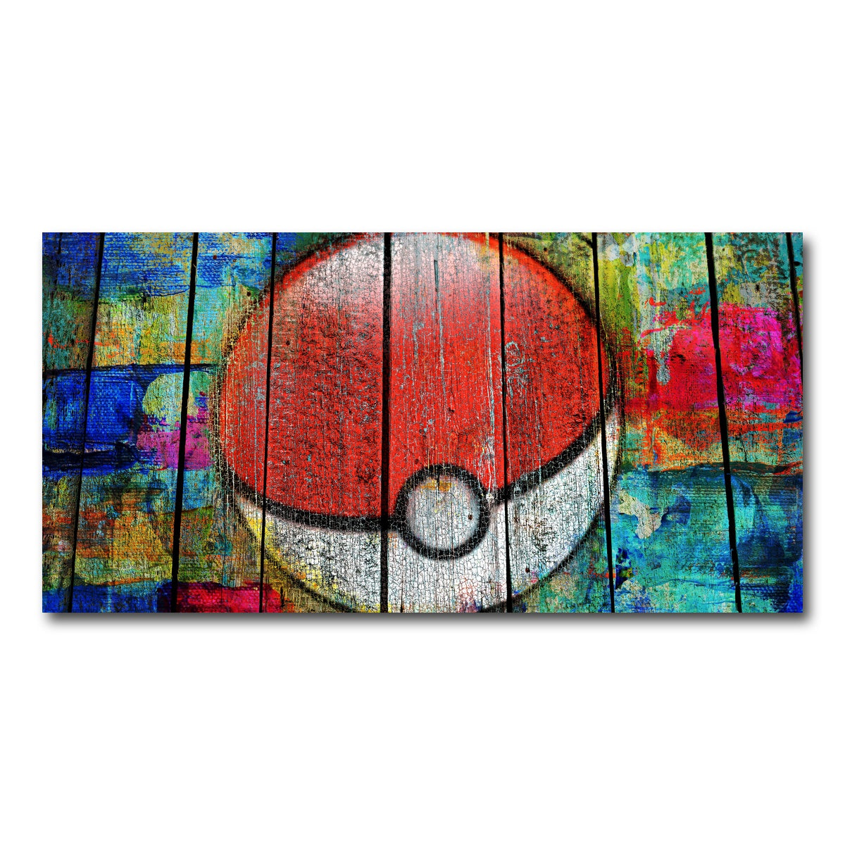 AUTO-MOCKUP WHITE | PokeBall | 1 Piece | Gallery Wrap Canvas | group=2x1