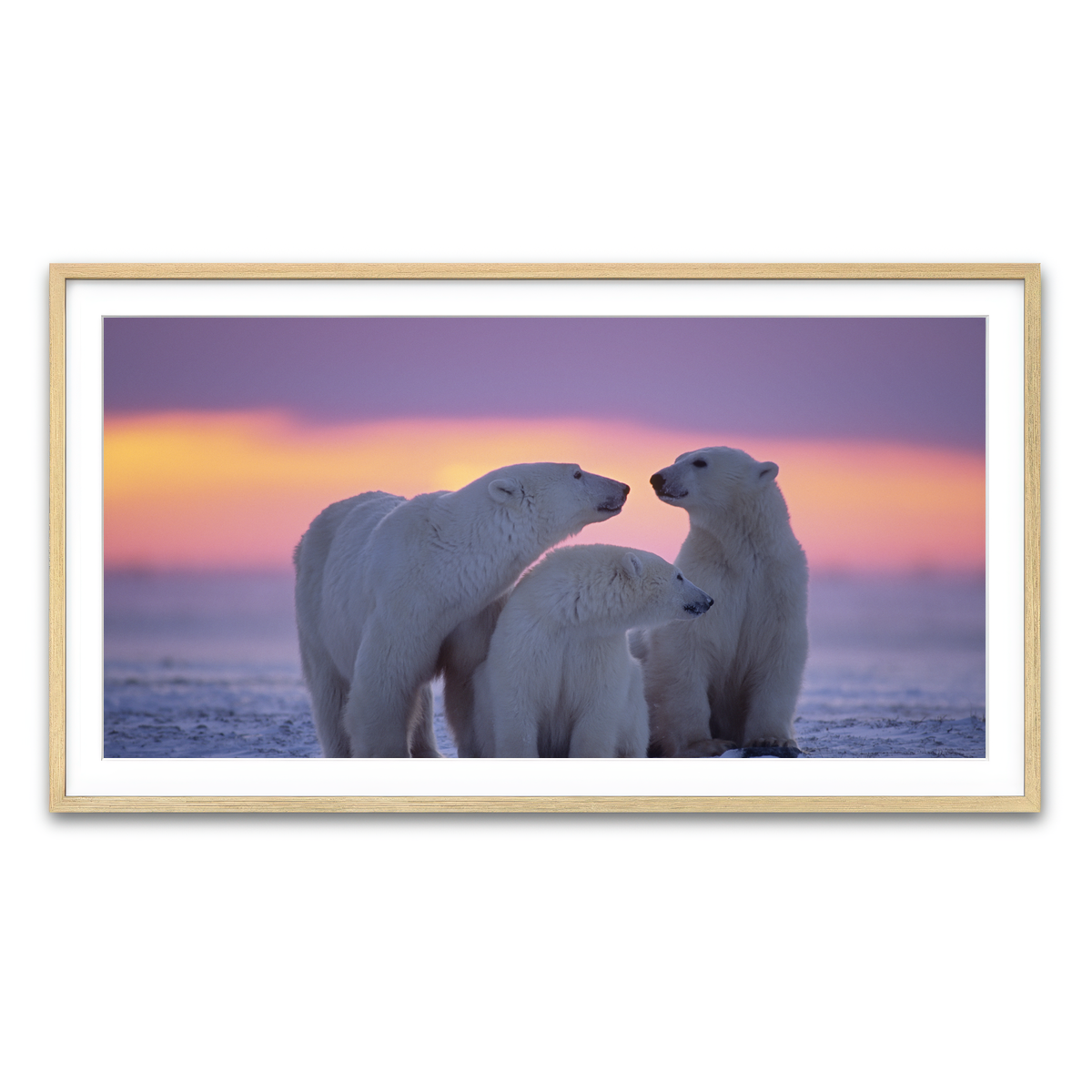 Framed Print 2x1 Natural