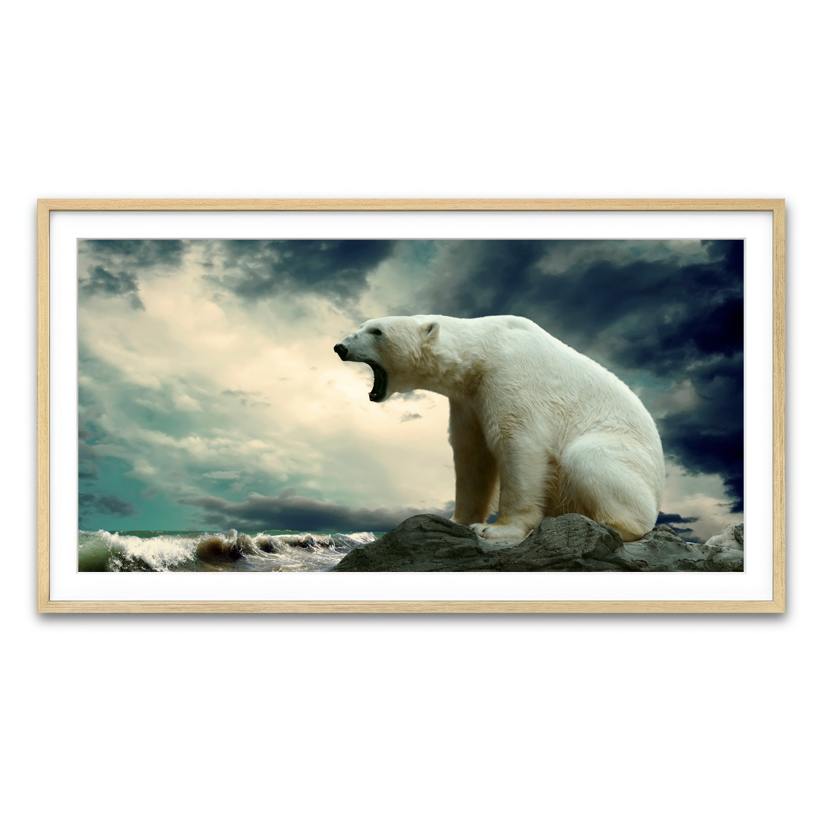 Framed Print 2x1 Natural