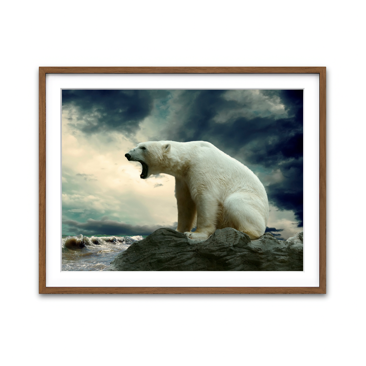 Framed Print 4x3 Walnut