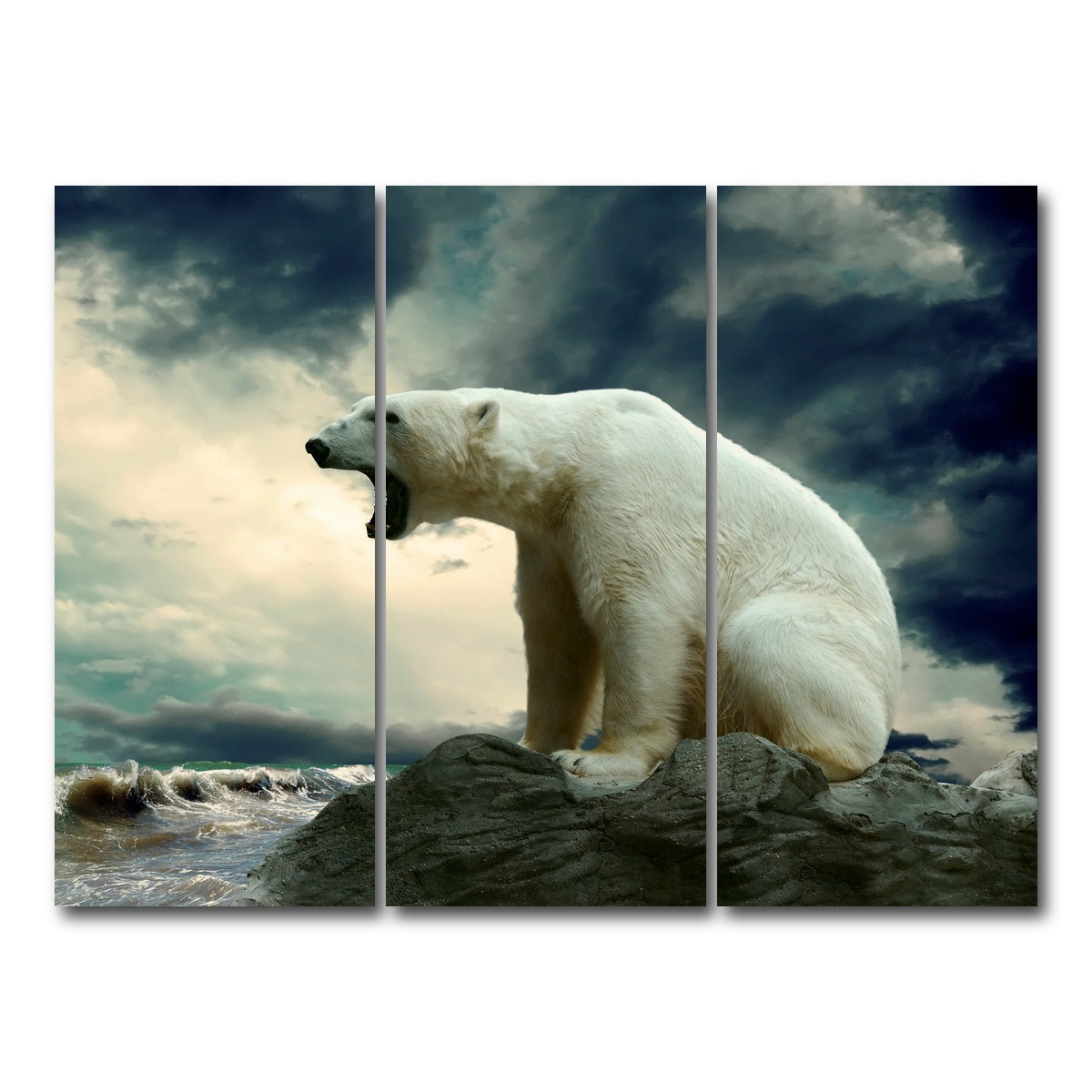 AUTO-MOCKUP WHITE | Polar Escape | 3 Piece | Gallery Wrap Canvas | group=8x18