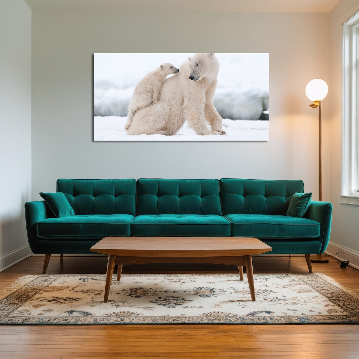 AUTO-MOCKUP ROOM | Polar bear with cub