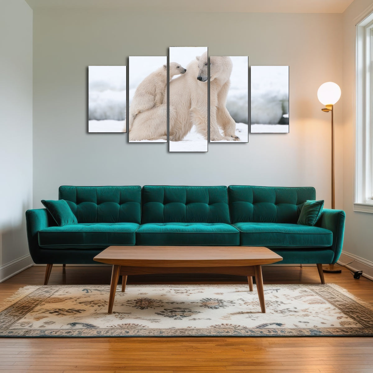 AUTO-MOCKUP ROOM | Polar bear with cub