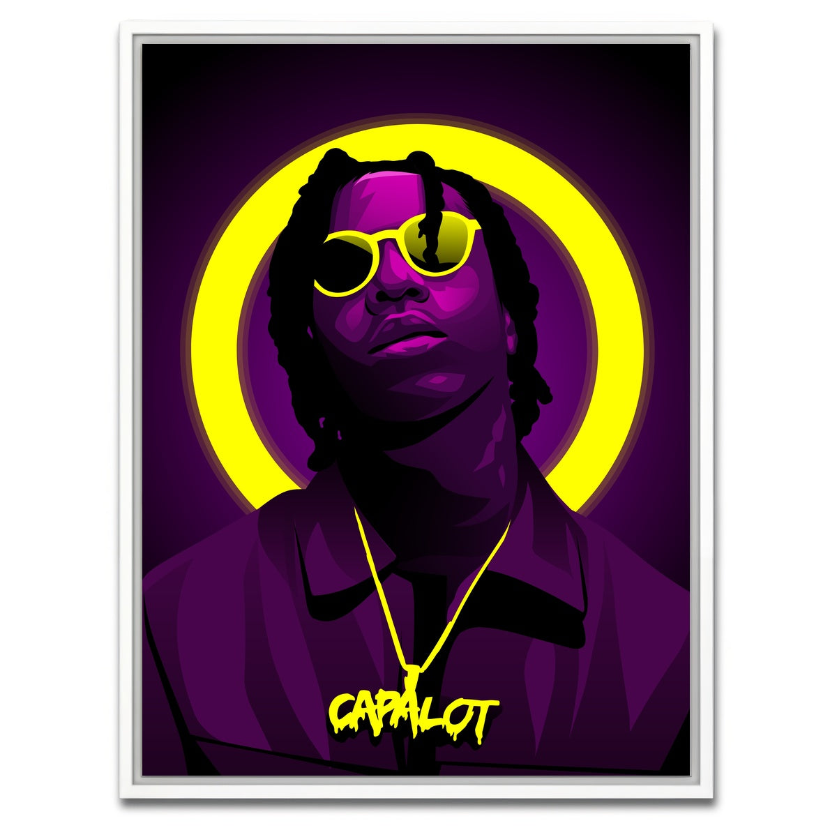 AUTO-MOCKUP WHITE | Polo G | 1 Piece | White Framed Canvas | group=3x4