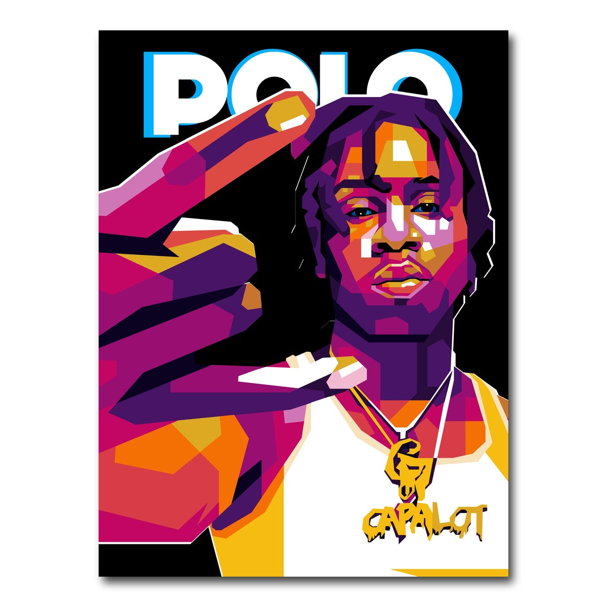 AUTO-MOCKUP WHITE | Polo | 1 Piece | Gallery Wrap Canvas | group=3x4