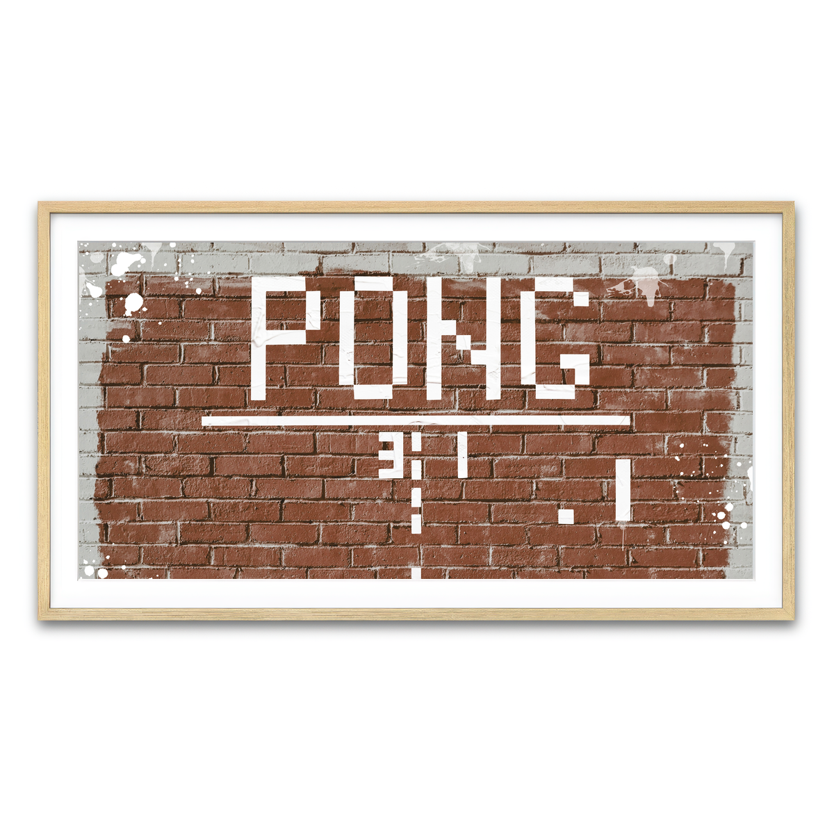 Framed Print 2x1 Natural