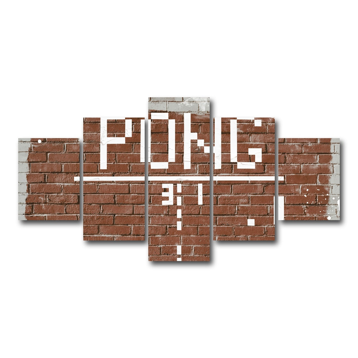 AUTO-MOCKUP WHITE | Pong | 5 Piece | Gallery Wrap Canvas | group=5_short