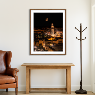 AUTO-MOCKUP ROOM | Ponte Pietra by Night Wall Art