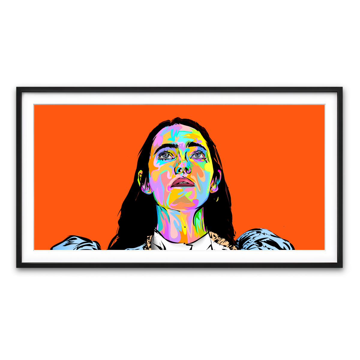 Framed Print 2x1 Black