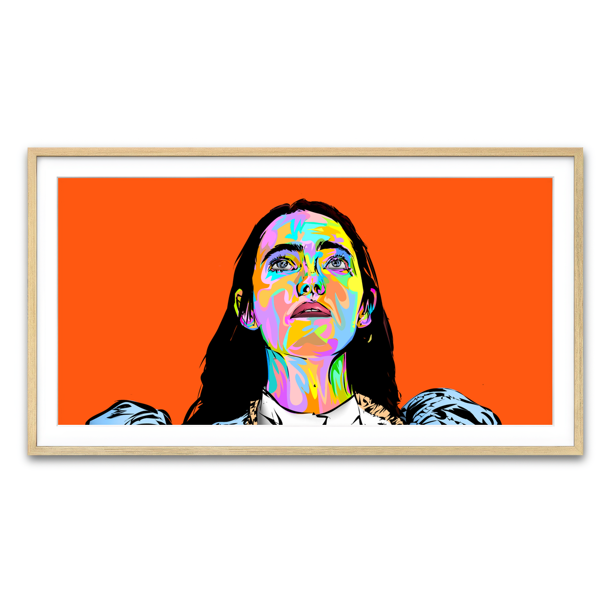 Framed Print 2x1 Natural