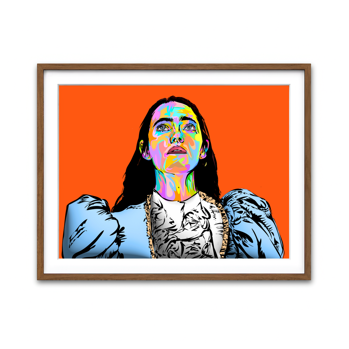 Framed Print 4x3 Walnut