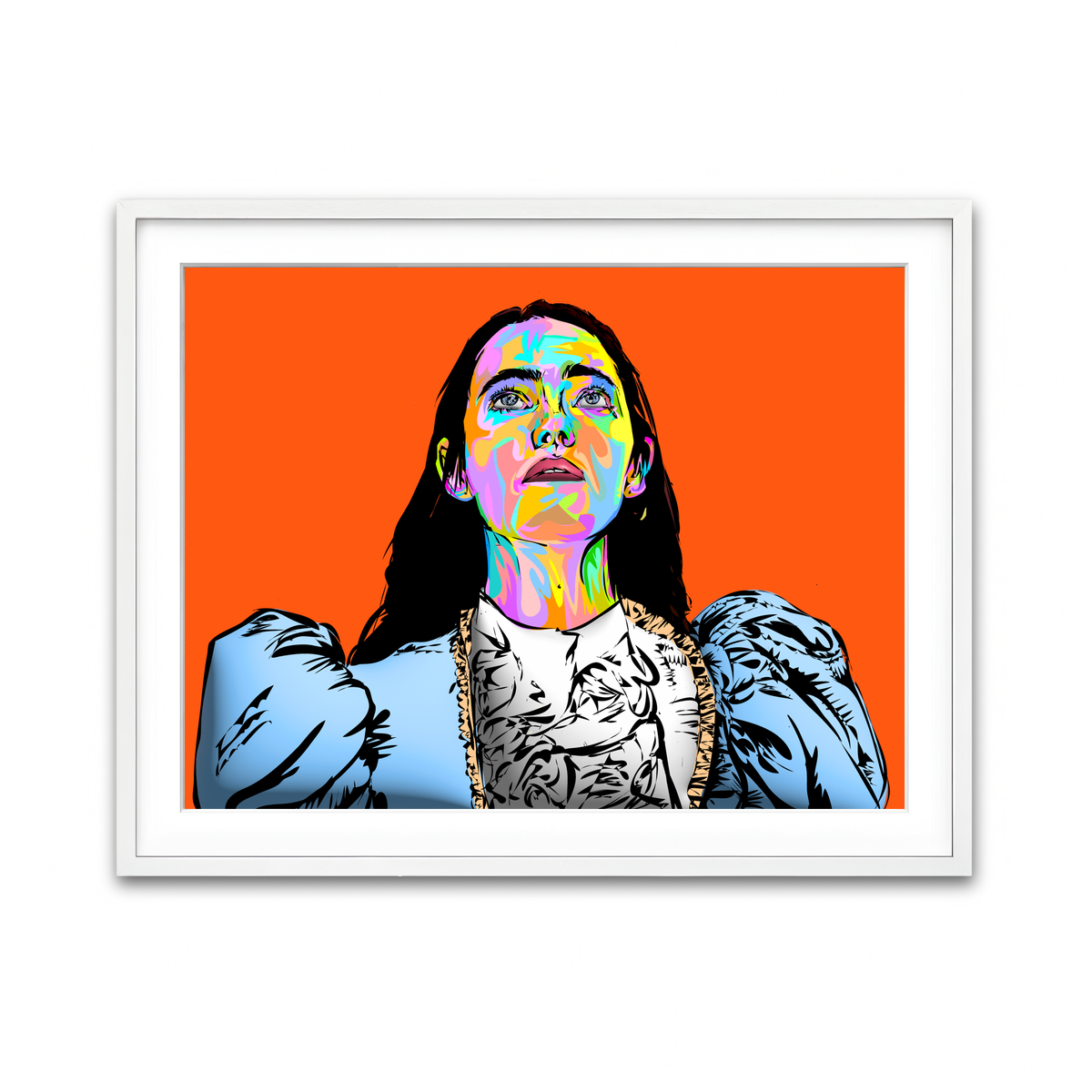 Framed Print 4x3 White