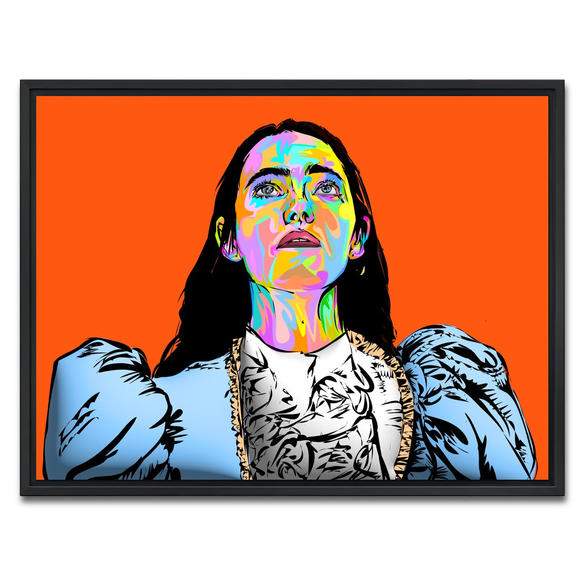 AUTO-MOCKUP WHITE | Poor Things Bella | 1 Piece | Black Framed Canvas | group=4x3