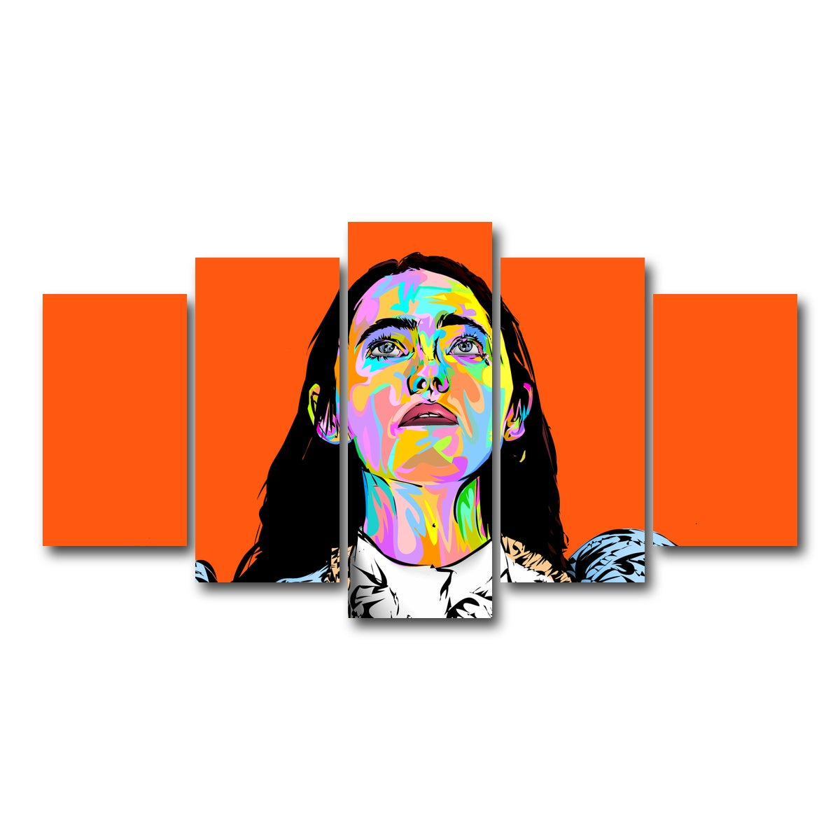 AUTO-MOCKUP WHITE | Poor Things Bella | 5 Piece | Gallery Wrap Canvas | group=5_normal