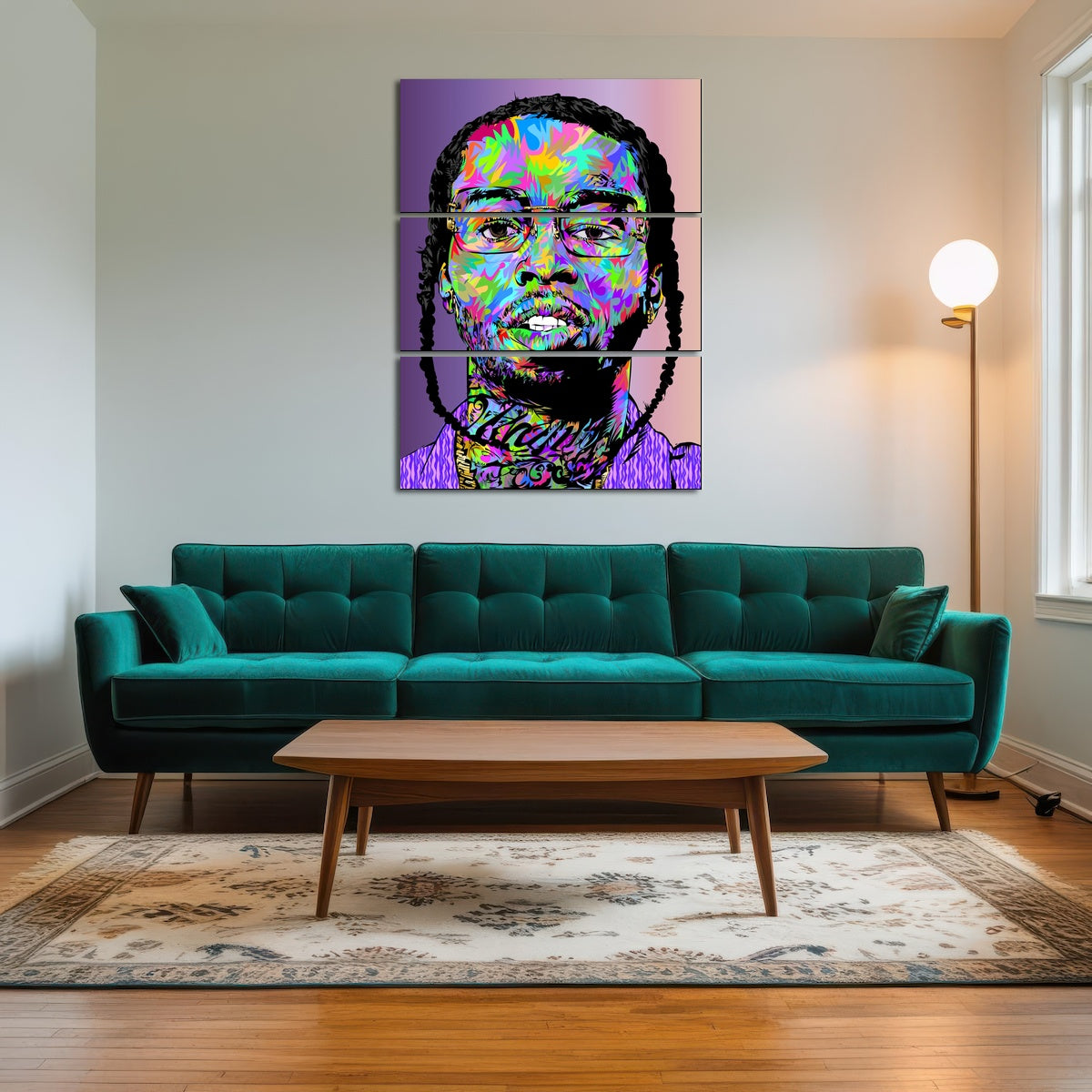 AUTO-MOCKUP ROOM | Pop Smoke Abstract