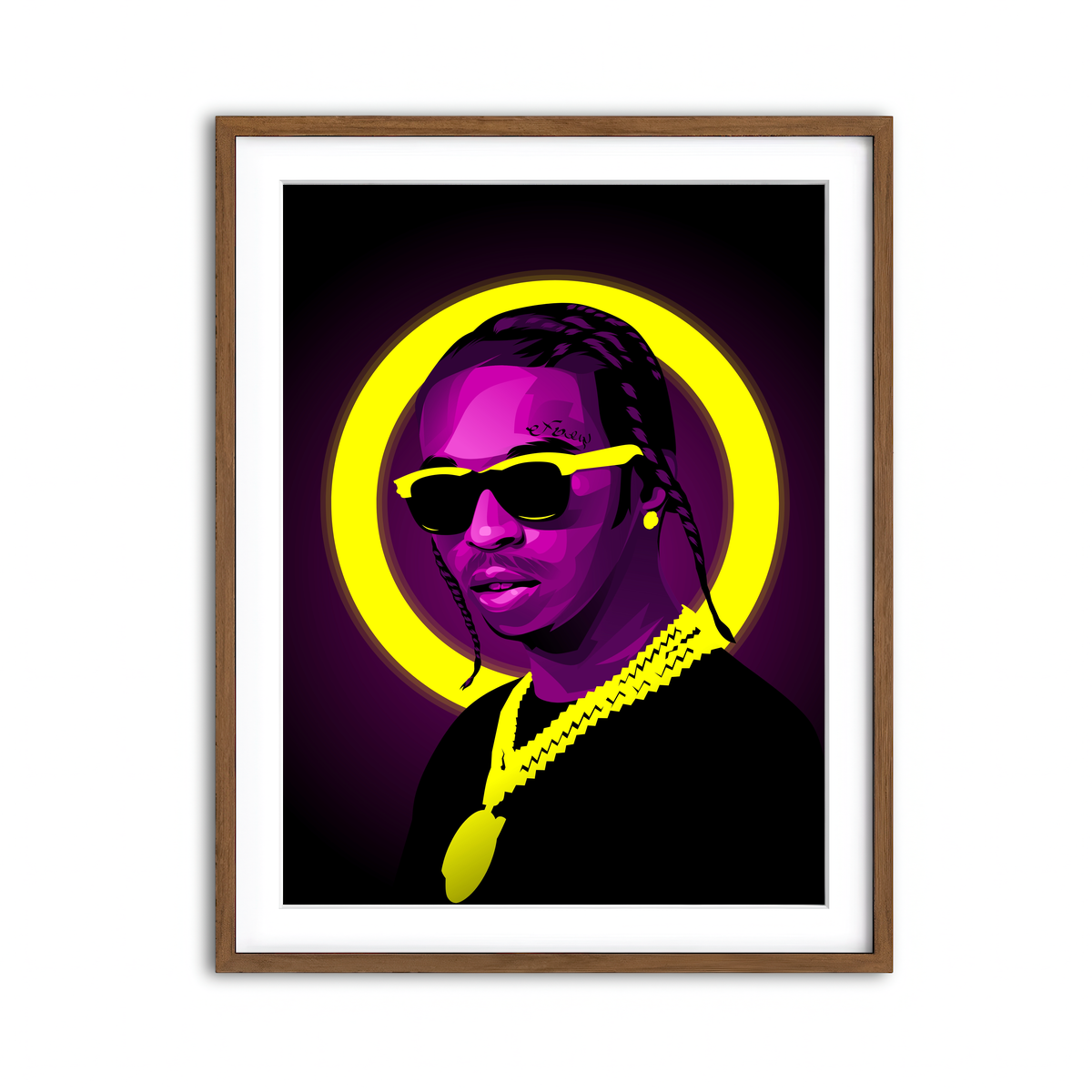 Framed Print 3x4 Walnut