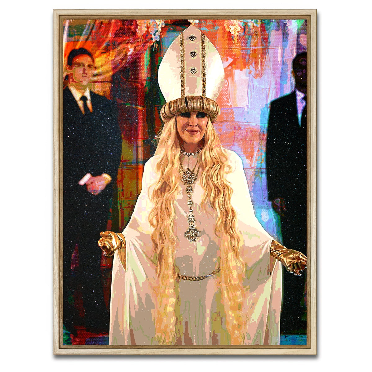 AUTO-MOCKUP WHITE | Pope Moira | 1 Piece | Natural Framed Canvas | group=3x4
