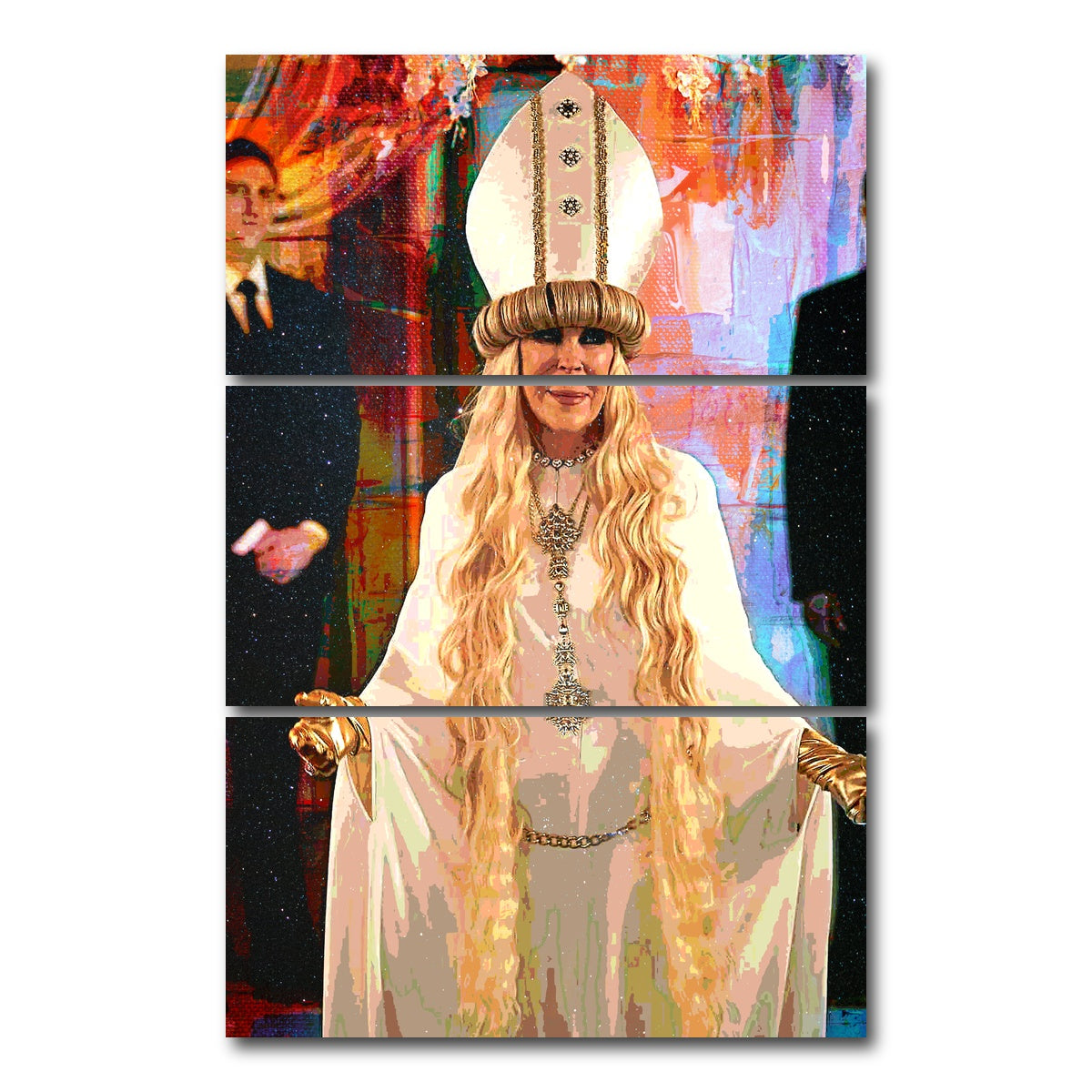 AUTO-MOCKUP WHITE | Pope Moira | 3 Piece | Gallery Wrap Canvas | group=12x24_stacked