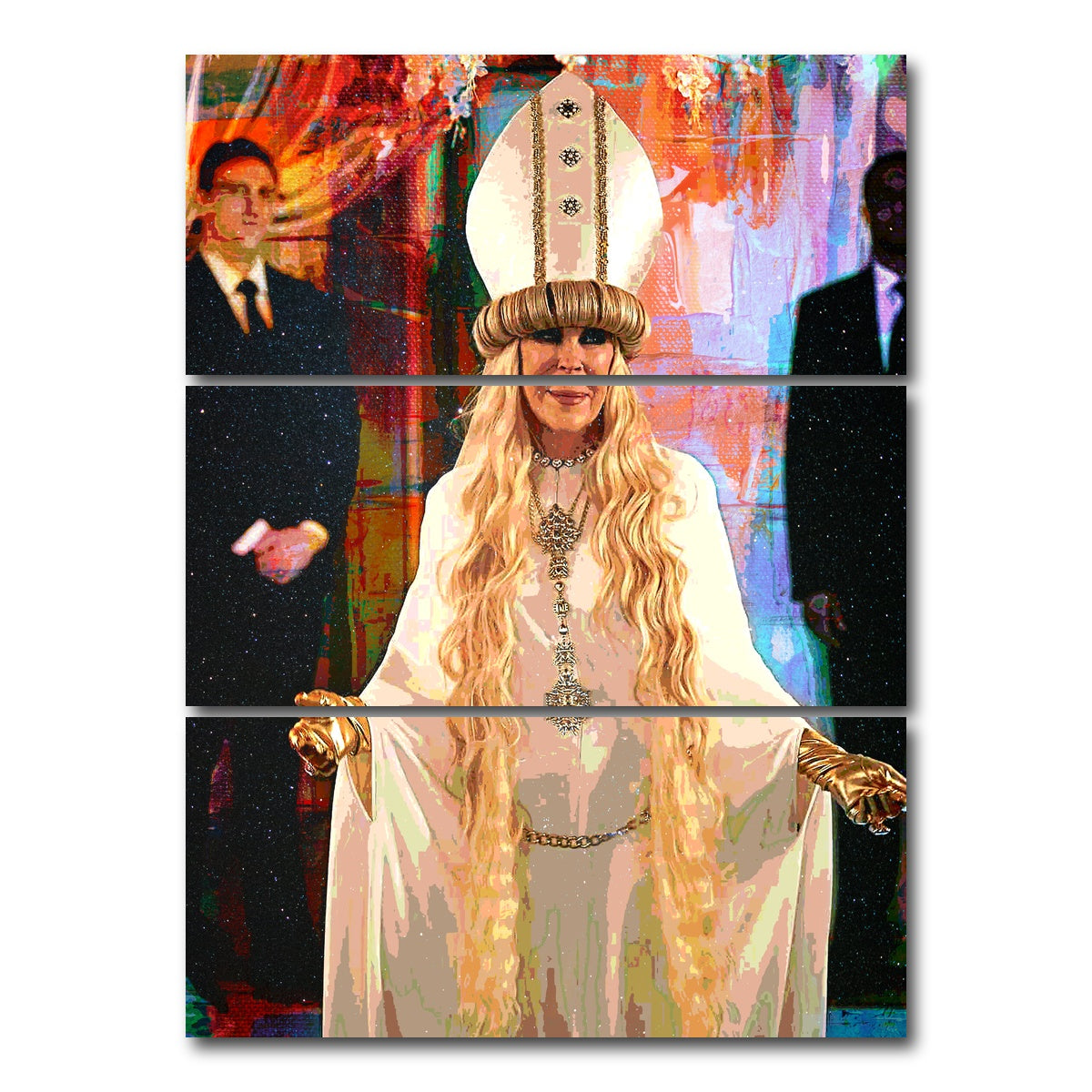 AUTO-MOCKUP WHITE | Pope Moira | 3 Piece | Gallery Wrap Canvas | group=8x18_stacked