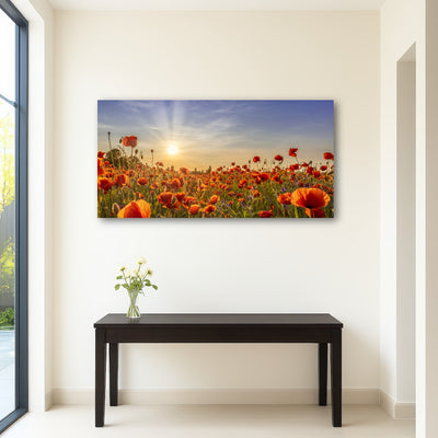 AUTO-MOCKUP ROOM | Poppies in the evening