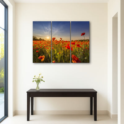 AUTO-MOCKUP ROOM | Poppy field at sunset