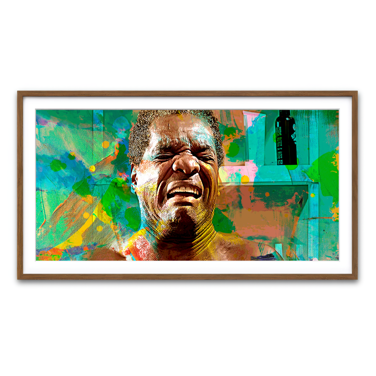 Framed Print 2x1 Walnut