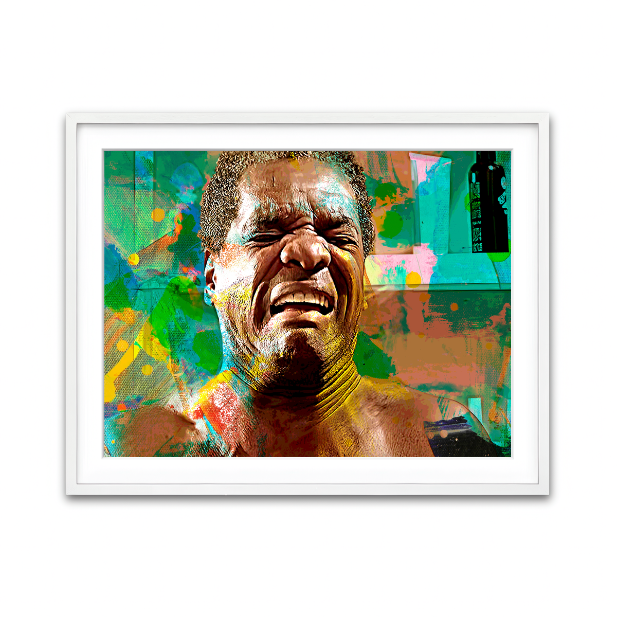 Framed Print 4x3 White