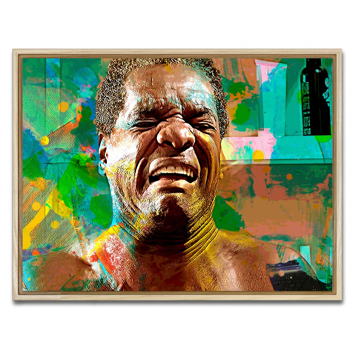 AUTO-MOCKUP WHITE | Pops | 1 Piece | Natural Framed Canvas | group=4x3