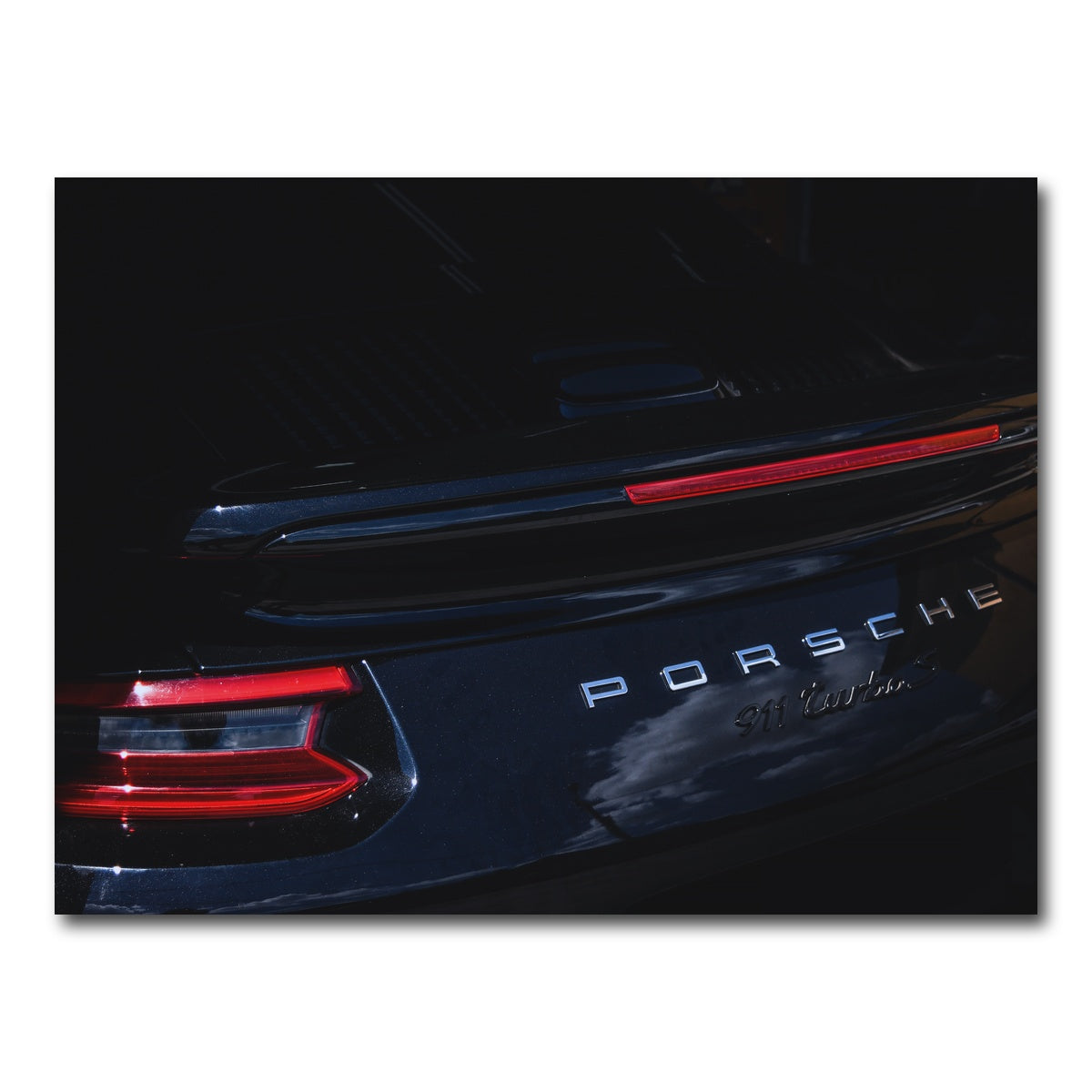 AUTO-MOCKUP WHITE | Porsche 2 | 1 Piece | Gallery Wrap Canvas | group=4x3