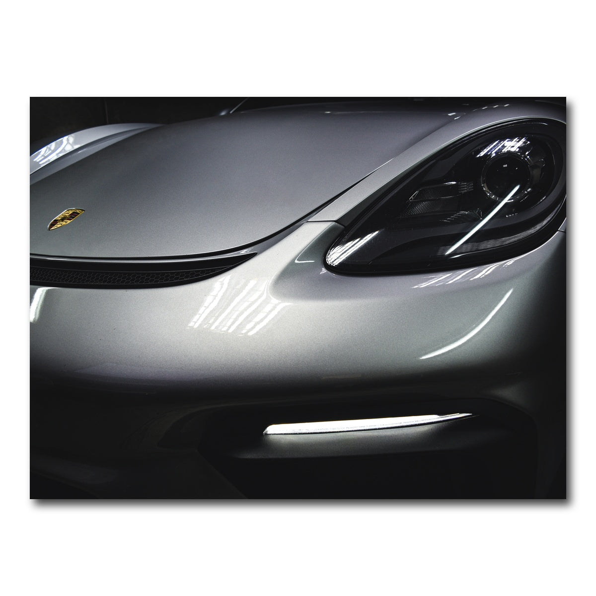 AUTO-MOCKUP WHITE | Porsche 3 | 1 Piece | Gallery Wrap Canvas | group=4x3