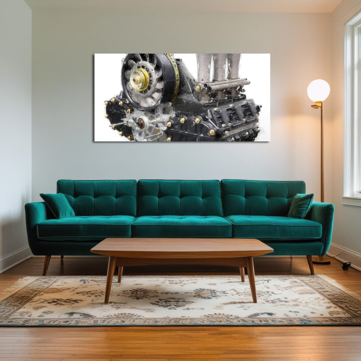 AUTO-MOCKUP ROOM | Porsche 911 Engine 1