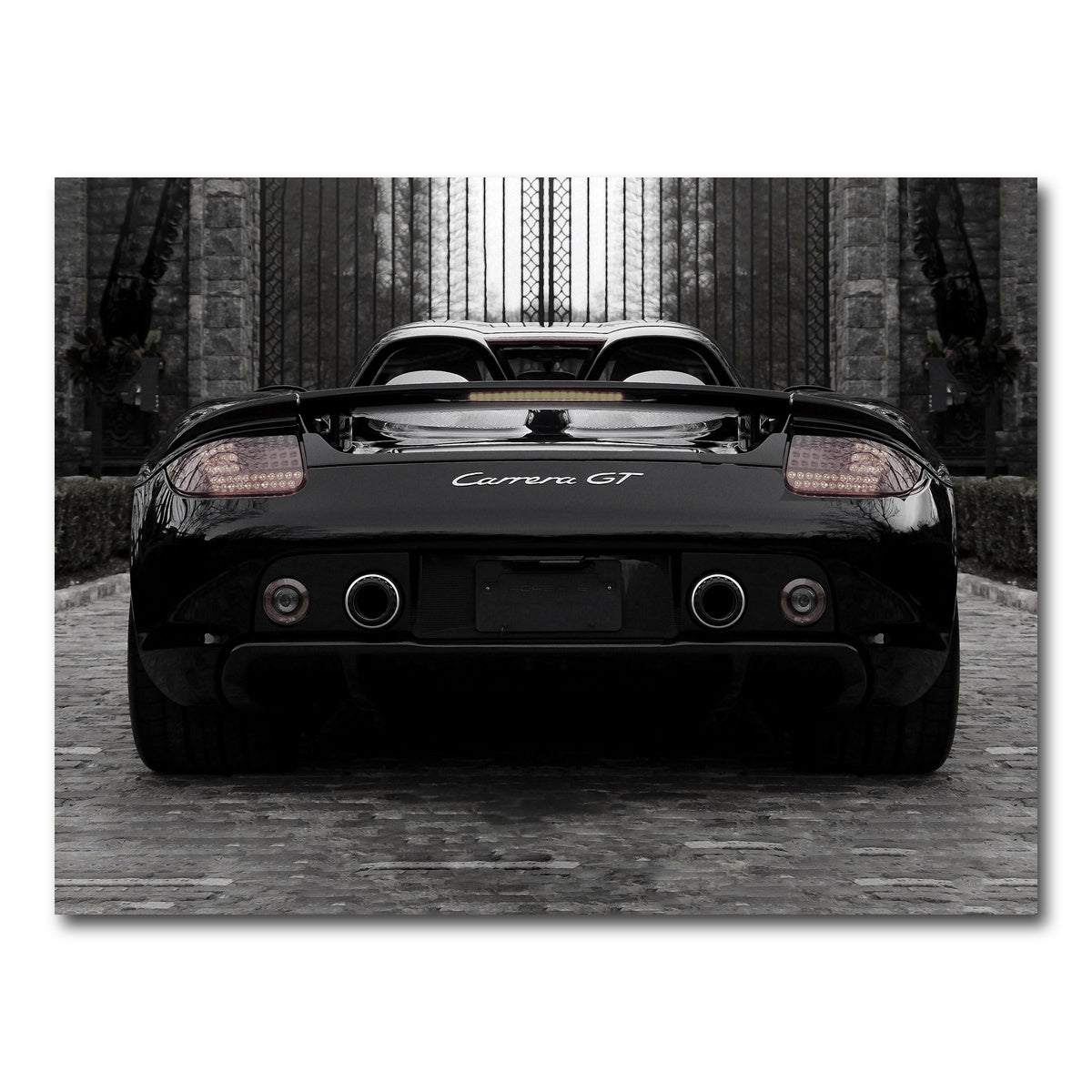AUTO-MOCKUP WHITE | Porsche Carrera GT | 1 Piece | Gallery Wrap Canvas | group=4x3