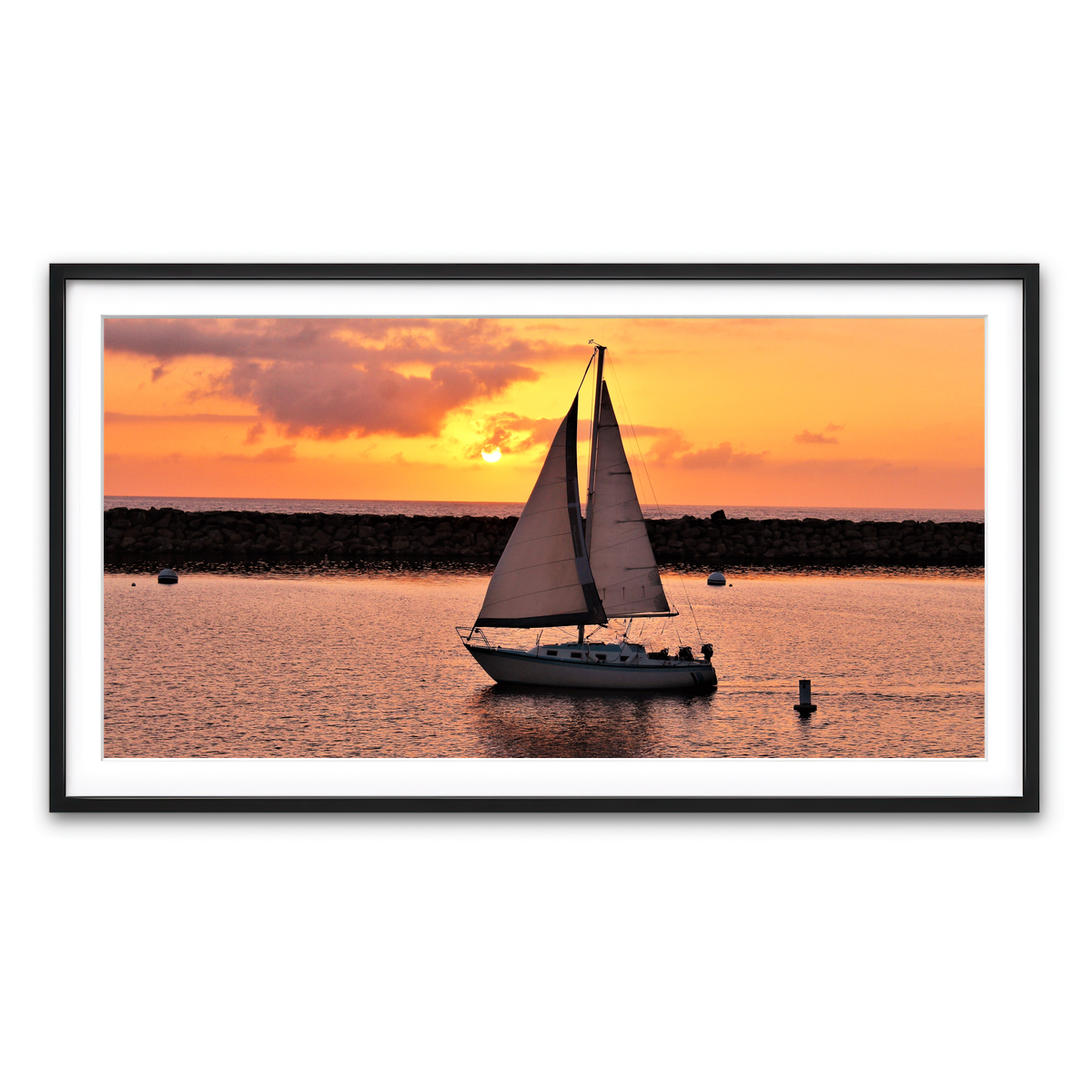 Framed Print 2x1 Black