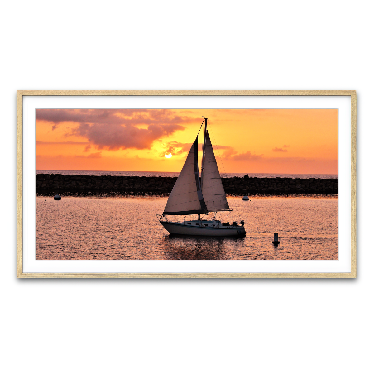 Framed Print 2x1 Natural