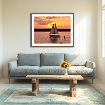 AUTO-MOCKUP ROOM | Portifino Redondo Beach Wall Art
