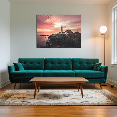 AUTO-MOCKUP ROOM | Portland Head Lighthouse