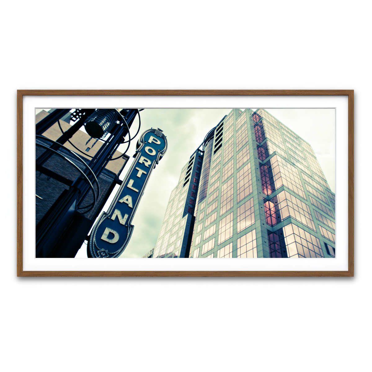 Framed Print 2x1 Walnut